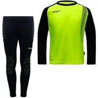 Uhlsport Målmandssæt Impulse - Gul/Sort Børn, størrelse Small