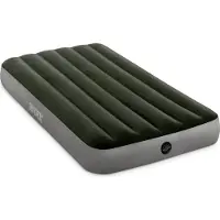 Intex Prestige Downy Luftmadras med Batteripumpe 99x191x25 cm