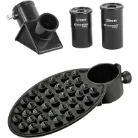 Bresser Optik Junior Teleskop & Mikroskop-Set Linseteleskop Asimutal Akromatisk Udvidelse 20 til 32 x