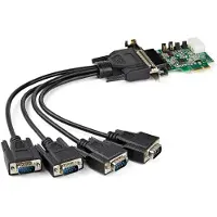 StarTech.com Pcie 4-ports Rs232 Pci-e-udvidelseskort