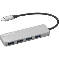 Sandberg Saver - Hub - 4 x SuperSpeed USB 3.0 - desktop