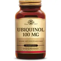 Solgar , Ubiquinol (Reduceret CoQ10), 50 Mørtgel (100 mg per Mørtgel)