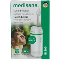 Medisana NI 200, 0,15 L, Hvid, Trådløs oralvandingsanordning, Roterende tandbørste, Batteri, Lithium