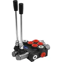 Vevor hydraulisk ventil 2 spoler hydraulisk retningsventil 11 gpm hydraulisk kontrolventil dobbeltvirkende til traktorer læssere tanke