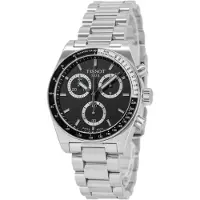 Tissot Herreur T149.417.11.051.00 PR516 Chronograph Sort/Stål Ø40 mm