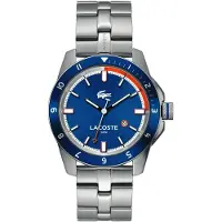 Lacoste Herreur 2010701 Durban Blå/Stål Ø44 mm