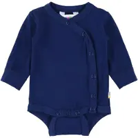 Joha Slå-om Body l/æ - Bambus - Dark Blue - - 70 - Body L/Æ