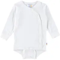 Joha Slå-om Body l/æ - Bambus - Hvid - - 80 - Body L/Æ