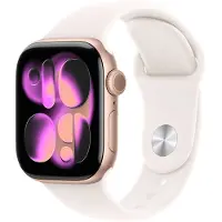Apple Watch Series 11 GPS 42mm Rose Gold Aluminium Case with Light Blush Sport Band - M/L