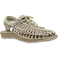 Keen - Sandaler og klipklappere - Uneek Leather Abbey Stone/Plaza Taupe til Unisex - Størrelse 38 - Beige
