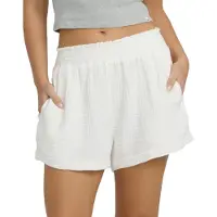 Billabong - Shorts dame - In The Waves Short Salt Crystal til UnisexBomuld - Størrelse S - Hvid