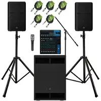 Yamaha DXR10 MK3 Complete PA System Bundle