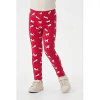 Happy girls Leggings antracit / purpur / pastelrød / hvid