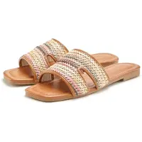 LASCANA Pantoletter blandingsfarvet