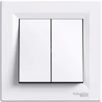 Schneider Electric dobbelt trappeafbryder Asfora hvid - EPH0600121