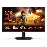 AOC G4 Q27G41ZDF computer monitor 67.3 cm (26.5") 2560 x 1440 pixels Quad HD QD-OLED Black, Red
