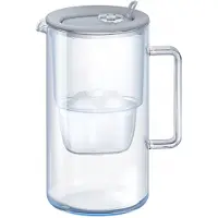 AQUAPHOR Glass 2,5 l filterkande grå + 1 Maxfor Plus Mg-filter