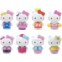 Yume Toys Hej Kitty Sanrio Cute Outfits-serie Mini-dukker Mini-figurer Udstilling 5 Cm 12 Enheder