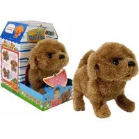 Lean Sport Interactive Battery Dog Brown Walks Moves Tail Sound (7347)