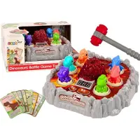 Leantoys Gra Zrecznosciowa Wac a Mole Dinosaurer Vulkan Røg-effekt Lys Lyde