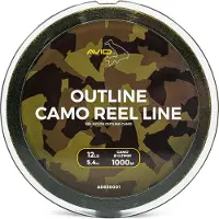 Avid Carp Outline Camo Karpefiskesnøre 1000 M