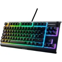 SteelSeries Apex 3 TKL - Gaming Tastatur - Uden Numpad - Nordisk - Sort