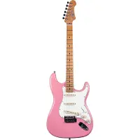 JET Guitars JS-300 Roasted Maple Burgundy Pink