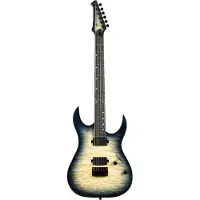 Spira Guitars S-500 QGY E Quilted Maple Gloss Trans Grey