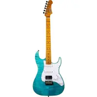 JET Guitars JS-450 Flamed Maple Ocean Blue