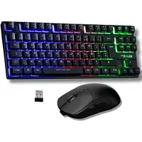 The G-Lab Korp Spanish Trådløst Tastatur Og Mus