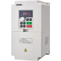 Vevor variabel frekvensdrev, AC 220V indgang 4KW variabel frekvens CNC-drev inverterkonverter, VFD 5,5HK 1- eller 3-faset indgang, 3-faset udgang, CNC-motorinverterkonverter til motorhastighedsstyring