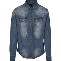 Brandit Riley Denim Skjorte Med Lange ærmer