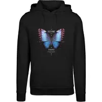 Mister tee Sweatshirt 'Become The Change' azur / brombær / sort / hvid