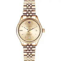 Gant Dameur G136015 Sussex Champagne/Rosaguldtonet stål Ø34 mm