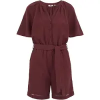 We fashion Jumpsuit vinrød