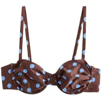 Next Bikinioverdel dueblå / choko