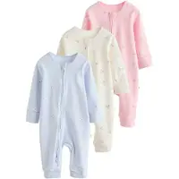 Next Nattøj beige / lyseblå / lys pink / hvid