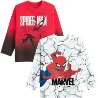 Cool Club Shirts 'SPIDER-MAN' rød / sort / hvid