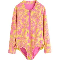 Next Badedragt gul / pink