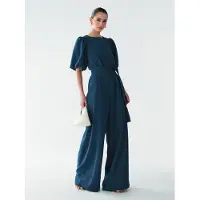 BWLDR Jumpsuit 'Laney' petroleum