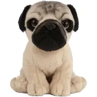 Living Nature Bamse - 16x7 cm - Mops Hundehvalp - Beige - - OneSize - Bamse