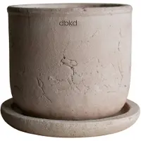DBKD Terra krukke Sand, Ø16x16 cm