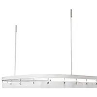 Van Der P Flad skinne U-form 90x90x90 cm - Vinkelstang 90x90x90cm kompl.m.loftstøtte/ringe 15x33mm H