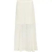 Object Tekstureret Blonde Maxinederdel