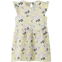 Name it Kjole pastelgul / pastellilla / sort / hvid