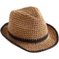 Next Hat 'Fedora' cappuccino / sort