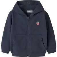 Name it Sweatshirt safir / grøn / blodrød