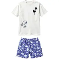 Gisela Snoopy Print Kortærmet Pyjamas