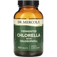 Dr. Mercola , Fermenteret Chlorella med Chlorofyl, 450 Tabletter