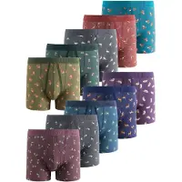 Next Boksershorts blå / marin / indigo / grå / oliven / petroleum / gran / brombær / rød